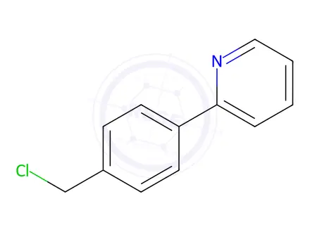 Chemical structure of 2-(4-(Chloromethyl)phenyl)pyridine
