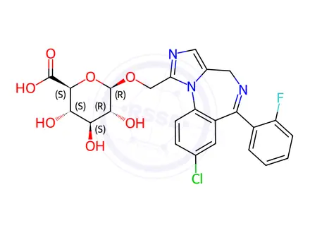 Chemical structure of Midazolam Impurity 51