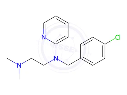 Chemical structure of Chloropyramine