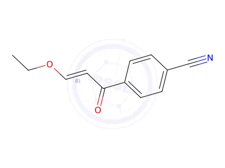 Chemical structure of 4-(3-Ethoxyacryloyl)benzonitrile
