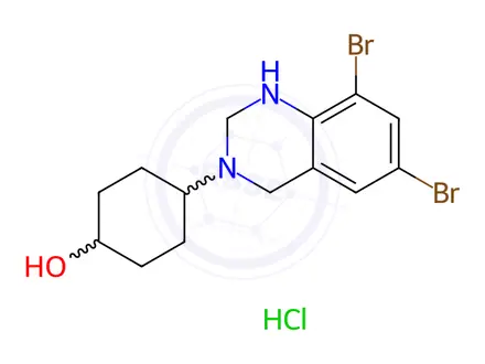 Chemical structure of Ambroxol hydrochloride Impurity B