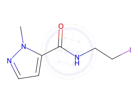 Chemical structure of N-(2-iodoethyl)-1-methyl-1H-pyrazole-5-carboxamide