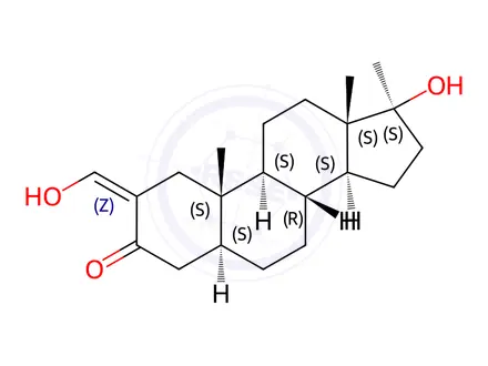 Chemical structure of Oxymetholone