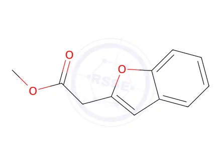 Chemical structure of methyl 2-(1-benzofuran-2-yl)acetate