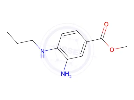 Chemical structure of Methyl 3-amino-4-(propylamino)benzoate