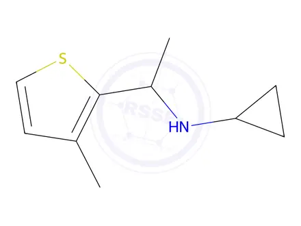 Chemical structure of n-(1-(3-Methylthiophen-2-yl)ethyl)cyclopropanamine