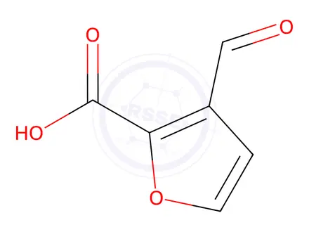Chemical structure of 3-formylfuran-2-carboxylic acid