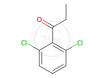 Chemical structure of 2',6'-Dichloropropiophenone