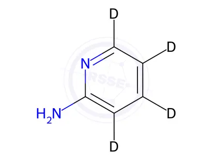 Chemical structure of 2-Pyridinamine-d4
