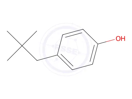 Chemical structure of 4-(2,2-Dimethylpropyl)-phenol