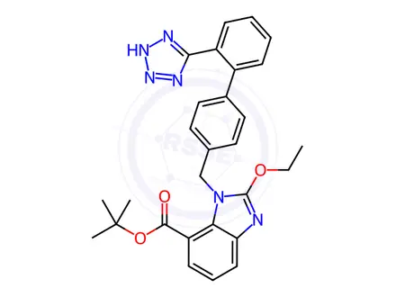 Chemical structure of Candesartan tert-Butyl Ester