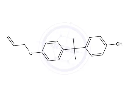 Chemical structure of 4-(2-(4-(Allyloxy)phenyl)propan-2-yl)phenol