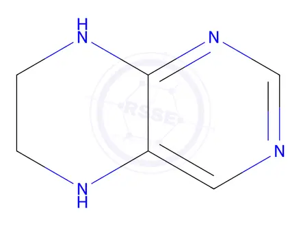 Chemical structure of 5,6,7,8-tetrahydropteridine