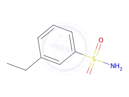Chemical structure of 3-ethylbenzene-1-sulfonamide