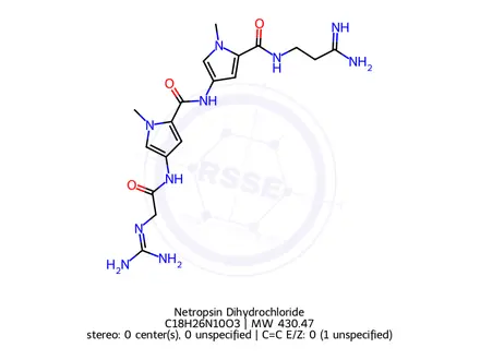 Chemical structure of Netropsin