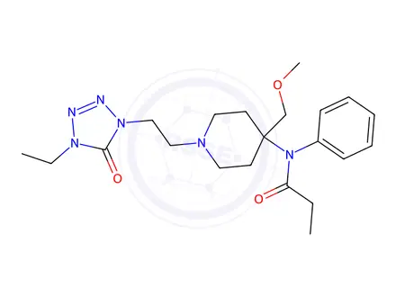 Chemical structure of Afentanyl