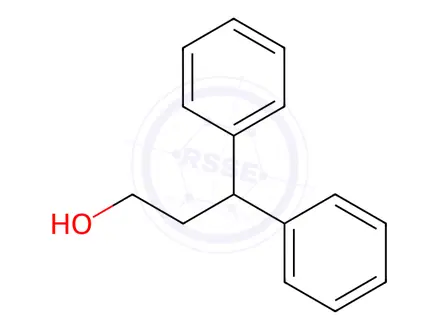 Chemical structure of 3,3-Diphenyl-1-propanol
