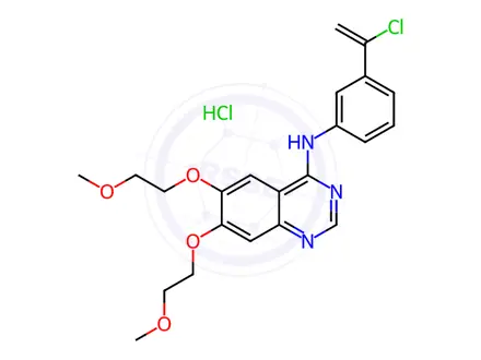 Chemical structure of Erlotinib Impurity C