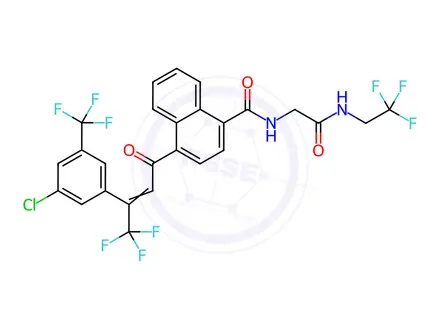 Chemical structure of Afoxolaner Impurity 6 (Mixture of E/Z-isomers)
