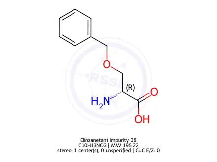 Chemical structure of O-Benzyl-D-serine
