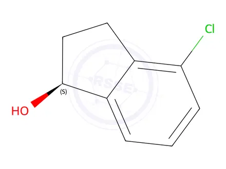 Chemical structure of (1s)-4-Chloro-2,3-dihydro-1h-inden-1-ol