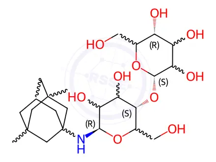 Chemical structure of Memantine Lactose Adduct