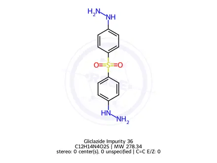 Chemical structure of Gliclazide Impurity 36