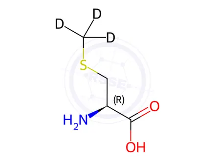 Chemical structure of S-Methyl-L-cysteine-d3