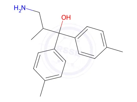 Chemical structure of α-(2-Amino-1-methylethyl)-4-methyl-α-(4-methylphenyl)benzenemethanol