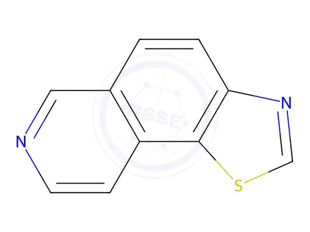 Chemical structure of Thiazolo[5,4-f]isoquinoline (9CI)