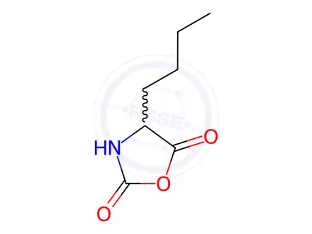 Chemical structure of 4-Butyloxazolidine-2,5-dione