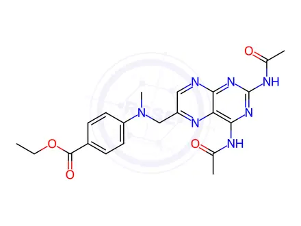 Chemical structure of N,N'-Diacetyl DAMPA Ethyl Ester
