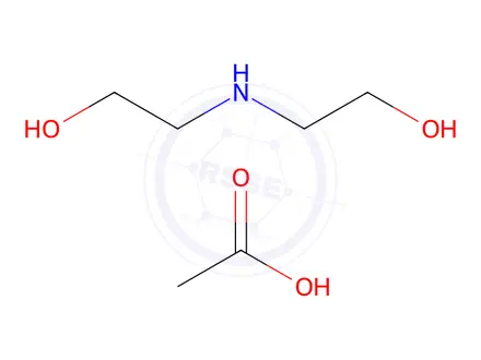 Chemical structure of 2,2'-Azanediyldiethanol acetate