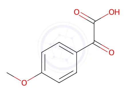 Chemical structure of 2-(4-Methoxyphenyl)-2-oxoacetic acid