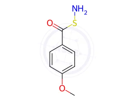 Chemical structure of S-(p-Methoxybenzoyl)thiohydroxylamine