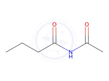 Chemical structure of N-Acetylbutyramide