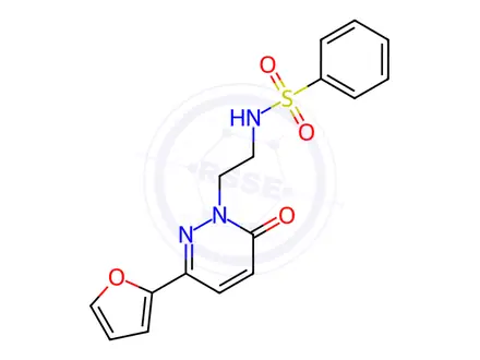 Chemical structure of N-(2-(3-(Furan-2-yl)-6-oxopyridazin-1(6H)-yl)ethyl)benzenesulfonamide