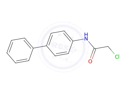 Chemical structure of N-(1,1'-Biphenyl-4-yl)-2-chloroacetamide