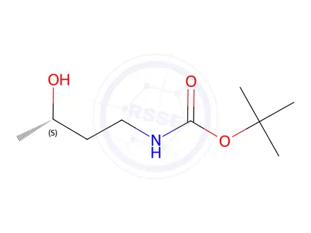 Chemical structure of tert-Butyl (S)-(3-hydroxybutyl)carbamate