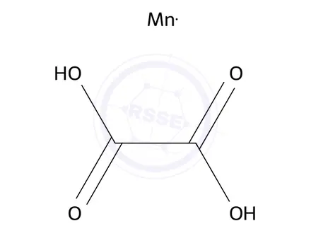 Chemical structure of [Ethanedioato(2-)-κO1,κO2]manganese