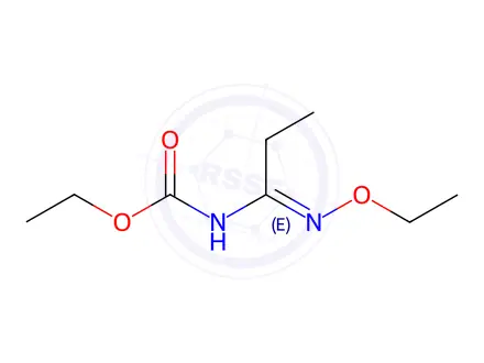 Chemical structure of N-[1-(Ethoxyimino)propyl]carbamic acid ethyl ester