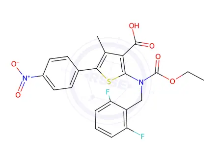 Chemical structure of Relugolix Impurity 205