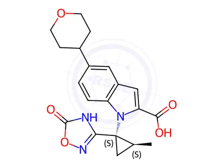 Chemical structure of Orforglipron Impurity 334