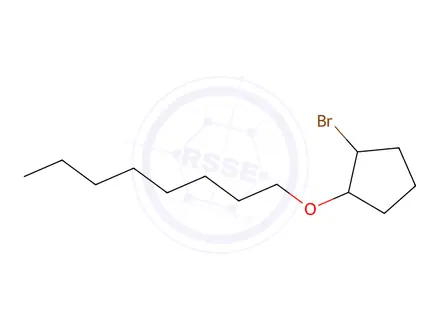 Chemical structure of 1-Bromo-2-(octyloxy)cyclopentane