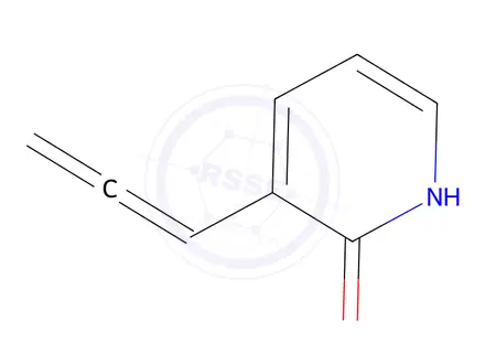 Chemical structure of 2(1H)-Pyridinone, 3-(1,2-propadienyl)-(9CI)