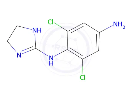 Chemical structure of Apraclonidine