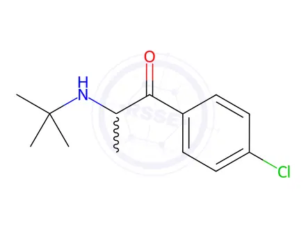 Chemical structure of 3'-Dechloro-4'-chloro Bupropion Fumarate
