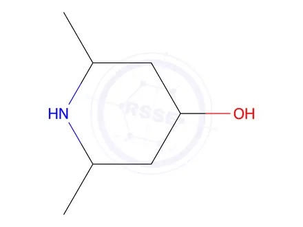 Chemical structure of 2,6-DIMETHYL-4-PIPERIDINOL HYDROCHLORIDE