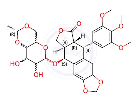 Chemical structure of Etoposide Impurity I