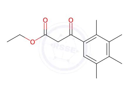 Chemical structure of 3ETHOXY12345TETRAMETHYLPHENYLPROPANE13DIONE